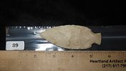 3 7/16" x 1 5/16" Table Rock, Motley COA, Found in Greene Co., MissouriImage - 7