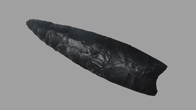 3 9/16" x 1" Plainview, Motley COA, Found in Howard County, Missouri