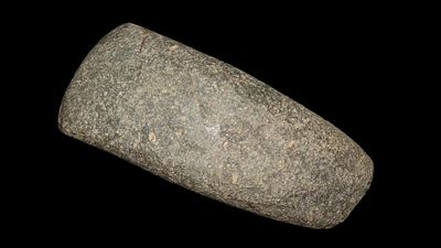 10 5/8" x 4 1/2" Flared Bit Celt, Motley COA, Found in Madison County, Illinois, Made of Great 