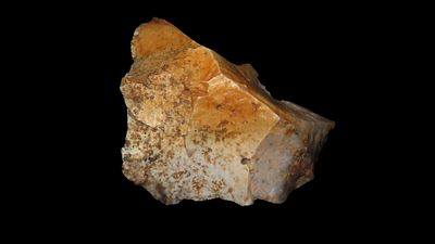 2 1/2" Flint Core / Blade, Found by Wes Smith, East of Barstow, California