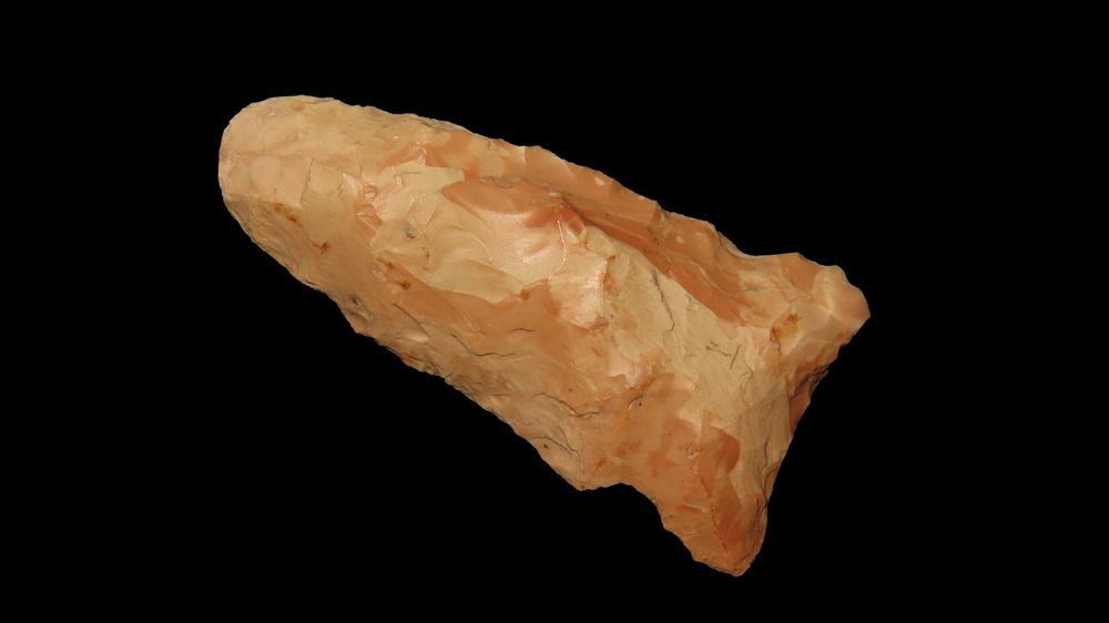 2 1/8" x 1 1/4" Pink Shades, Raddatz, Yellow Jasper, Stoddard Co. Missouri