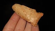 2 1/8" x 1 1/4" Pink Shades, Raddatz, Yellow Jasper, Stoddard Co. MissouriImage - 1