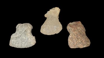 Lot of 3 Worked Artifacts, Iowa