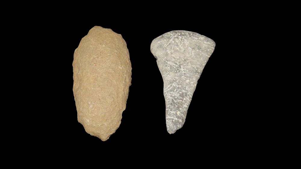 Lot of Two Worked Artifacts