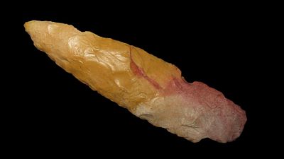 5 5/8" Coloful Etley found in Boone Co. Missouri