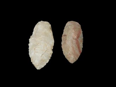 Lot of 2 Lancelot Points, found in same site, near Payson, IL