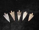 Lot of 5 Outstanding Well-Made Neolithic Points, Sierra DesertImage - 2