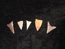 Lot of 5 Concave Neolithic PointsImage - 3