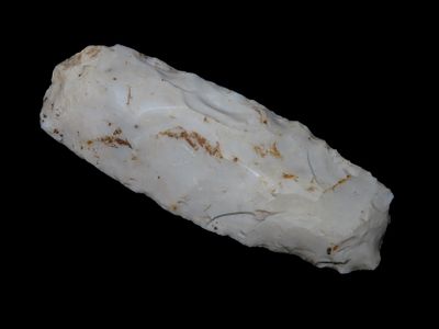 4" x 1 7/16" Square Knife, Burlington Chert, Pettis Co. Missouri, Motley / Leithoff COA