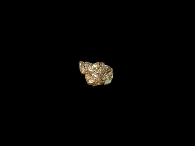 0.7 gram Gold Nugget, Found by Bill Goodwin in New Mexico in 1962. 0.7 gram Gold Nugget, Found 