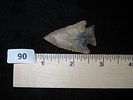 1 13/16" Superior Kirk Corner Notch, Serrated, Jackson Co. Alabama, Ex Jim Lee Collection, Ex Image - 5