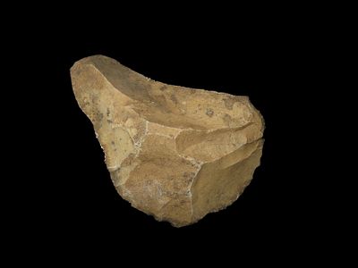 3.1/2" Paleo Uniface Tool, Found In Central Wyoming