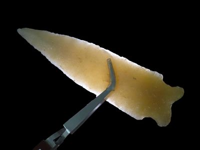 Phenomenal 5 7/8" Hixton Hemphill Dalton, Wisconsin, Dickey & Motley COA's. Exceptional Flaking 