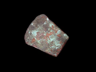 Rare Hopewell Copper Celt, Fulton Co. Illinois, Motley COA. Wonderful Example of a more scarce 