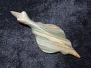 Oustanding 4" Banded Slate Animal Effigy Birdstone, Pennsylvania, Motley COA. Beautiful Vivid Image - 1