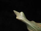 Oustanding 4" Banded Slate Animal Effigy Birdstone, Pennsylvania, Motley COA. Beautiful Vivid Image - 4