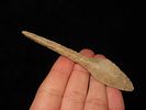 3 3/4" Paddle Drill, Pottawatomie Co. Kansas. Finely Flaked example with great patina.Image - 1