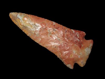 Incredible 3 3/4" Archaic Corner Notch / Stillwell, Richland Co. Ohio. Bennett's COA. Beautiful 