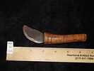 Rare 5 1/4" Original Bone Handle Knife, Alaska. Motley COA. Nicely Engraved Bone Handle with Image - 8