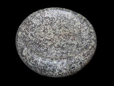 Incredible 3 7/16" Cahokia Discoidal, Calhoun Co. Illinois. Motley COA. Nice colorful example 
