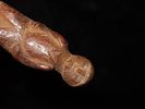 Rare 5 3/8" Human Effigy Iroquois Wooden Comb, New York. Motley COA. Very detailed Human Effigy Image - 3
