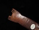 Rare 5 3/8" Human Effigy Iroquois Wooden Comb, New York. Motley COA. Very detailed Human Effigy Image - 6