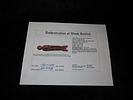 Rare 5 3/8" Human Effigy Iroquois Wooden Comb, New York. Motley COA. Very detailed Human Effigy Image - 8
