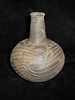 Exceptional Caddo Taylor Engraved Pottery Water Bottle, Arkansas. Ex Daniel Wolf Collection. Image - 2