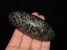 Incredible 3 3/8" Boatstone, Iroquois Co. Illinois. Motley COA. Amazing form and great polish. Image - 1