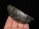 Incredible 3 3/8" Boatstone, Iroquois Co. Illinois. Motley COA. Amazing form and great polish. Image - 2