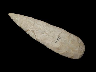 4 7/8" Lerma Knife, Pike Co. Illinois, Motley COA. Ex Byron Knoblock collection with his 