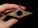 Extremely Rare Pictured Hook Bannerstone, Warrick Co. Indiana. Dickey & Motley COA's. Pictured Image - 7