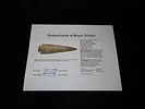 6 7/16" Indiana Green Dovetail with Restoration, Crawford Co. Illinois. Motley & partain COA's. Image - 11
