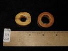 Rare Matching Pair of Alaskan Eskimo Ear Spools, Motley COA. Nice Matched Pair of Fossilized Image - 7