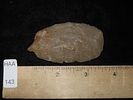 2 3/4" Hixton Early Ovoid with a Needle Tip, Walworth Co. Wisconsin. Nicely flaked andvery thin Image - 6