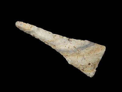 Colorful 2 3/4" Hardin Drill, Moniteau Co. Missouri. Motley COA. Beautiful piece of heavily 