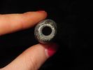 1 7/8" Engraved Stone Tube Bead, Tennessee. Nice large Drilled Tube bead. Nicely shaped and Image - 4