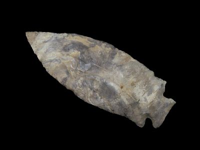 Colorful 4 3/4" Etley, Cedar Co. Missouri. Motley COA. Made from a Beautiful piece of heavily 