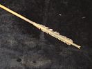 Exceptional 28 3/8" All Original Historic Plains Indian Arrow with Original Hafted Arrowhead Image - 6