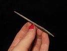 3 1/2" Copper Rattail Spear, Vilas Co. Wisconsin. Great example with heavy no brainer age & Image - 2
