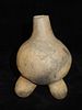 Amazing Pottery Tripod Water Bottle. Crittenden Co, Arkansas. Ex Ray Frasier, G.L. Johnson, Dan Image - 2