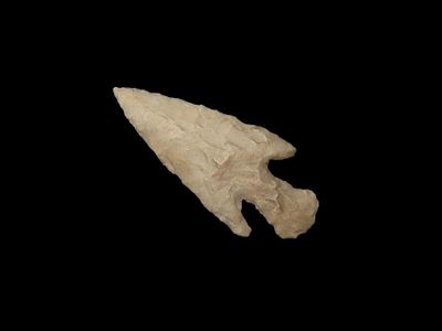 Amazing Scallorn Cahokia Bird point, St. Clair Co. Illinois. Finely flaked High Grade Example 