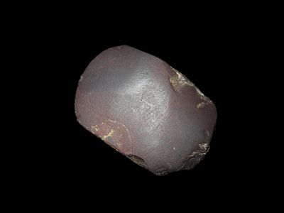 1 7/8" mini Hematite Celt / Adze, Calhoun Co. Illinois. Nice well polished example with 