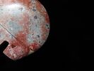 Amazing 3" Zuni Bear Fetish, Very Colorful Red, White & Grey Stone woth nice Polish. Beautiful Image - 5