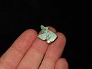 Nice Carved Turquoise Zuni Fetish Bead, Bear / Animal Effigy, Great Example. Nicely Polished.Image - 1