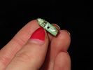 Nice Carved Turquoise Zuni Fetish Bead, Bear / Animal Effigy, Great Example. Nicely Polished.Image - 2