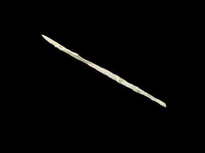 4 7/8" Old Copper Culture Awl / Hairpin found in Villas County Wisconsin. Pin, Needle, Spear.