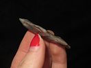 Nice 1 15/16" Gower Split Stem found in Travis County Texas. Semi translucent and well flaked Image - 3