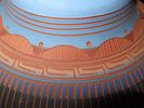 Beautiful Southwestern Native American Navajo Indian Engraved Pottery Jar / Vase, 8" by 7"Image - 4