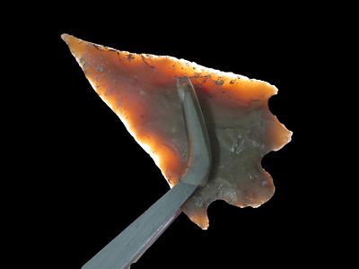 Amazing Needle Tip 2 1/2" Jetta / Uvalde found in Travis County Texas. Highly Translucnet, Very 